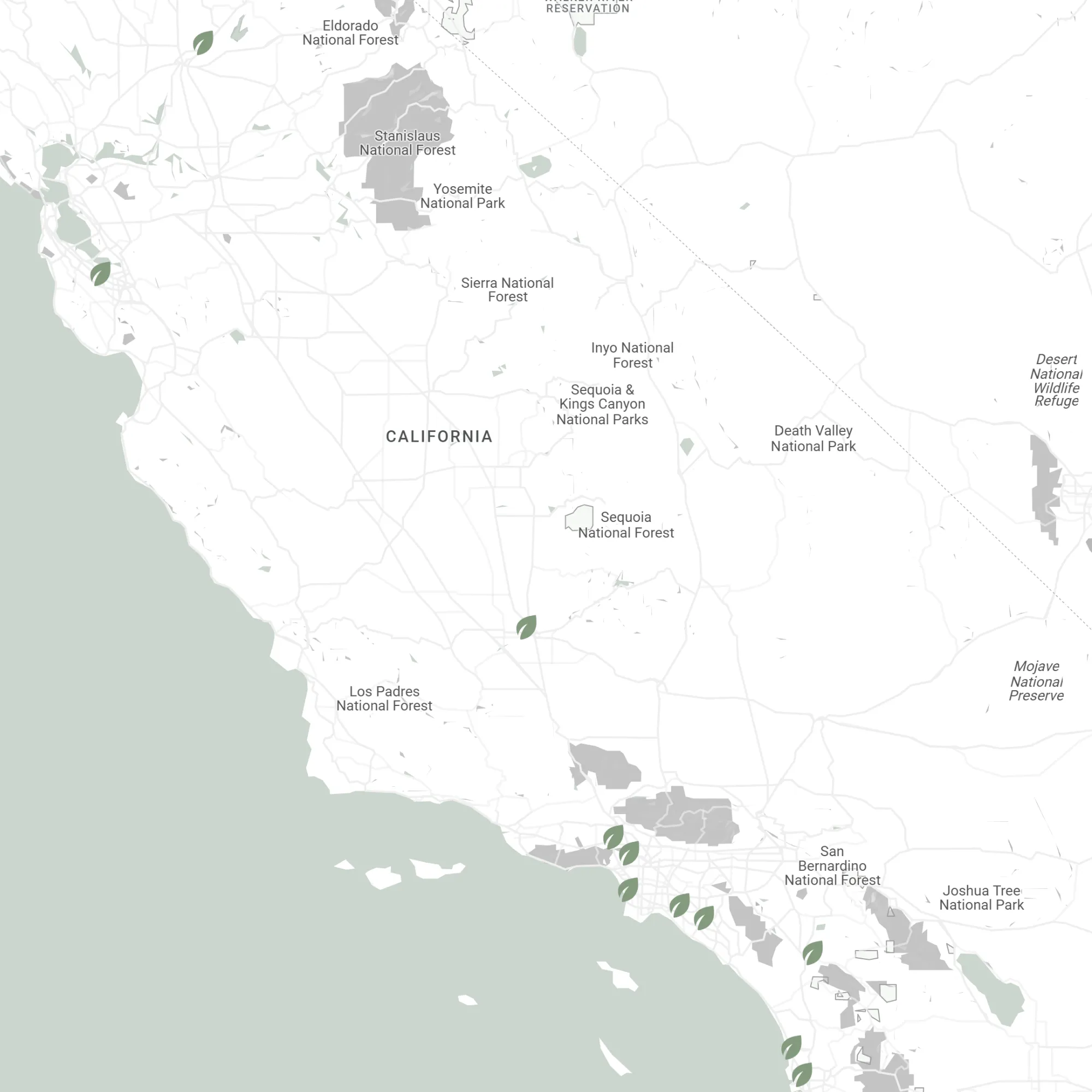 All locations california
