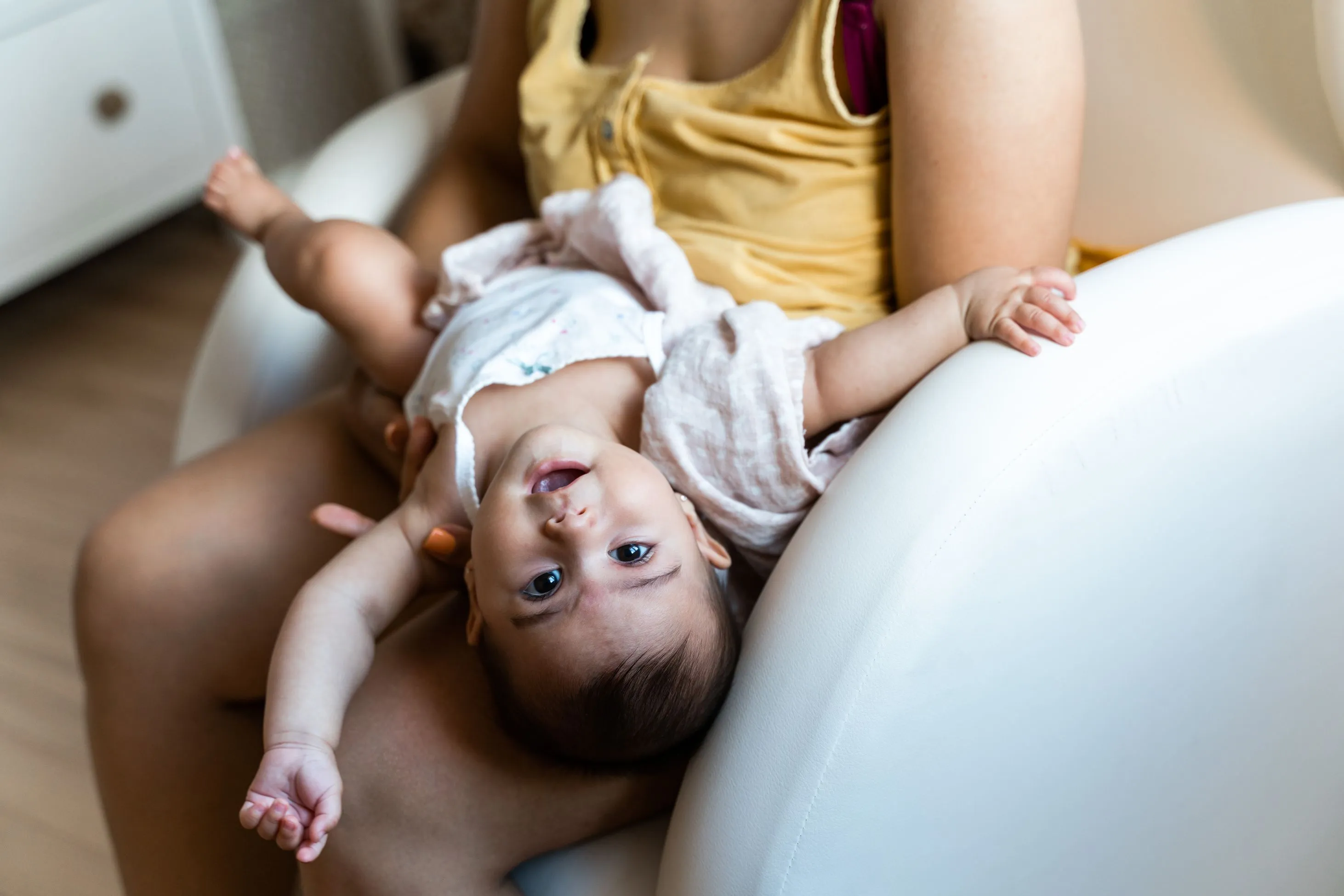 baby playing
